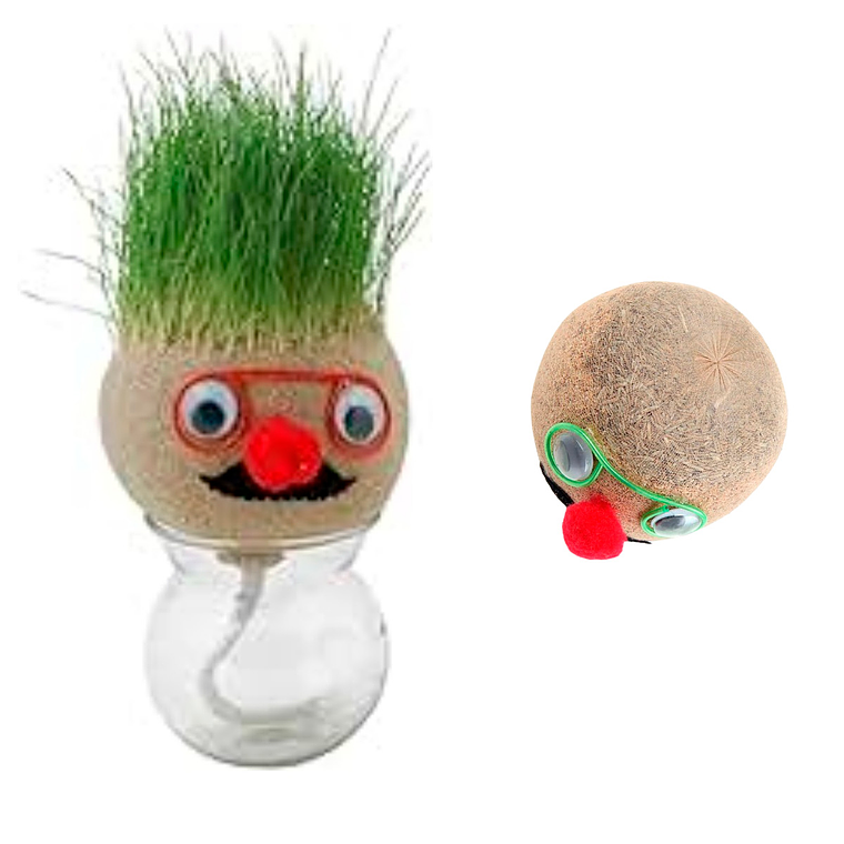 Muñeco Cabeza De Pasto Didáctico Sorpresa Cumpleaños Niños 5