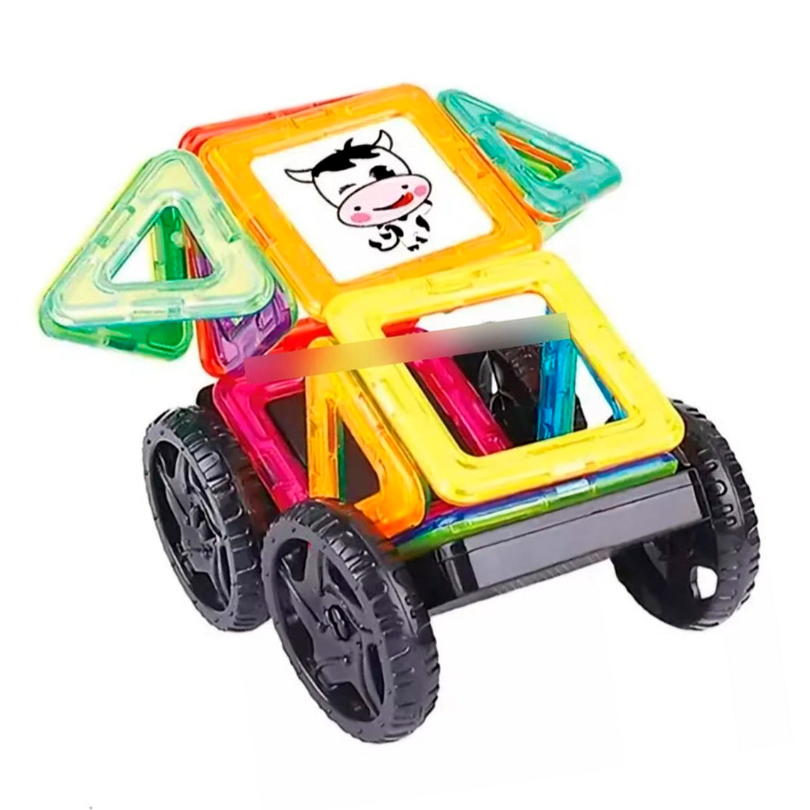 Auto Armable Bloques Magnéticos Construcción Didáctico 6