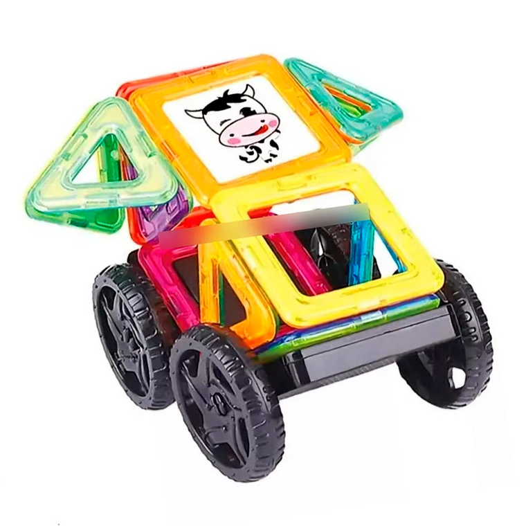 Auto Armable Bloques Magnéticos Construcción Didáctico 6