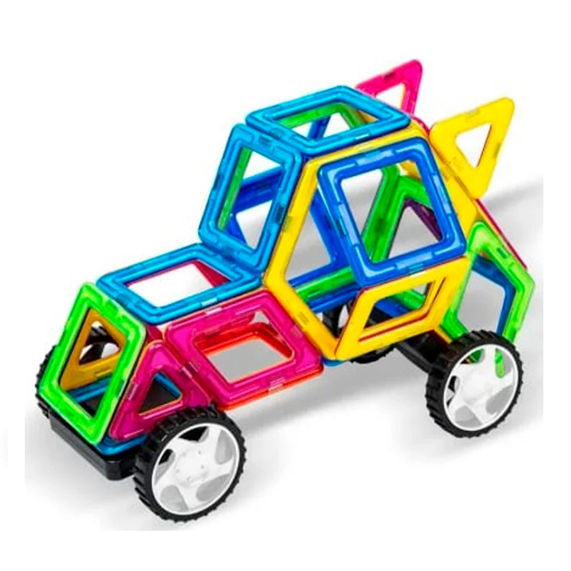 Auto Armable Bloques Magnéticos Construcción Didáctico 8