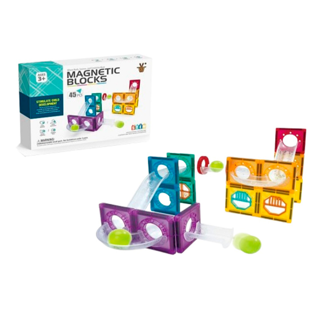 Bloques Magnéticos Construcción Didáctico Niños 1