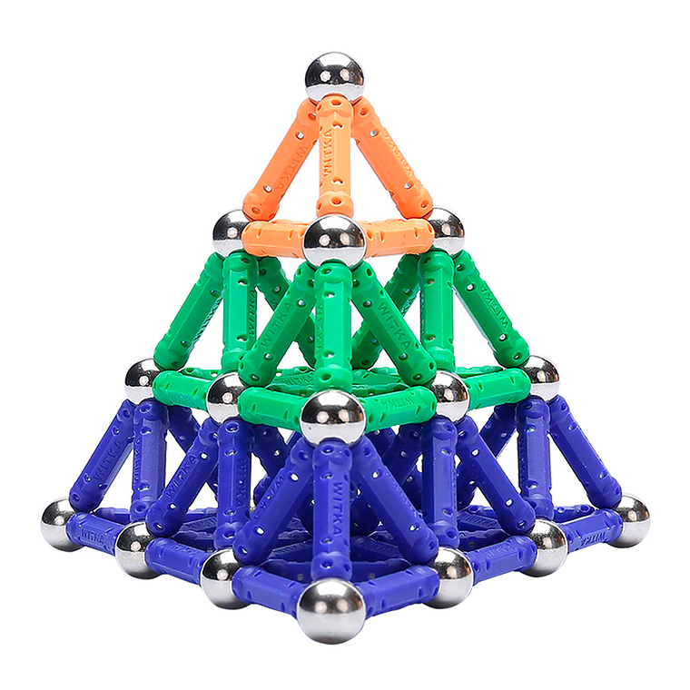 Magnéticos Construcción Bolitas 3d Juguete Didáctico 4