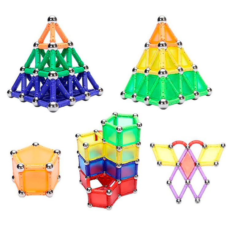 Magnéticos Construcción Bolitas 3d Juguete Didáctico 11