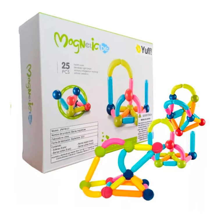 Bloques Magnéticos Construcción Didáctico Magnétic Stick 1