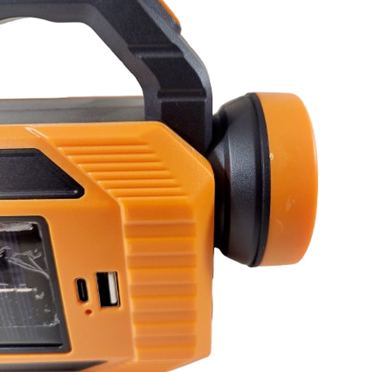 Linterna emergencia solar USB recargable Powerbank 8