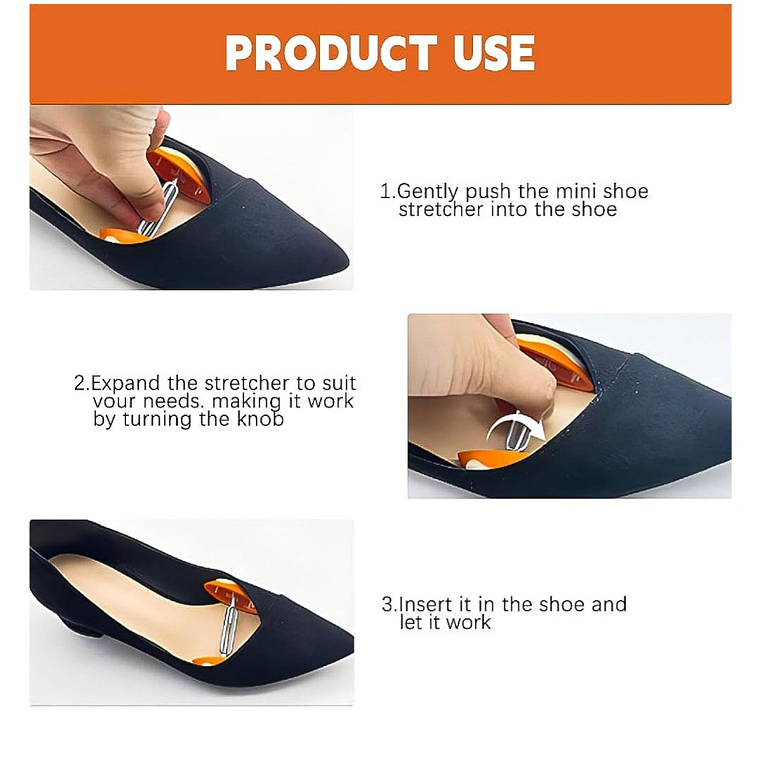 Horma Zapatos Ensanchador Extensible Calzado Rojo 4