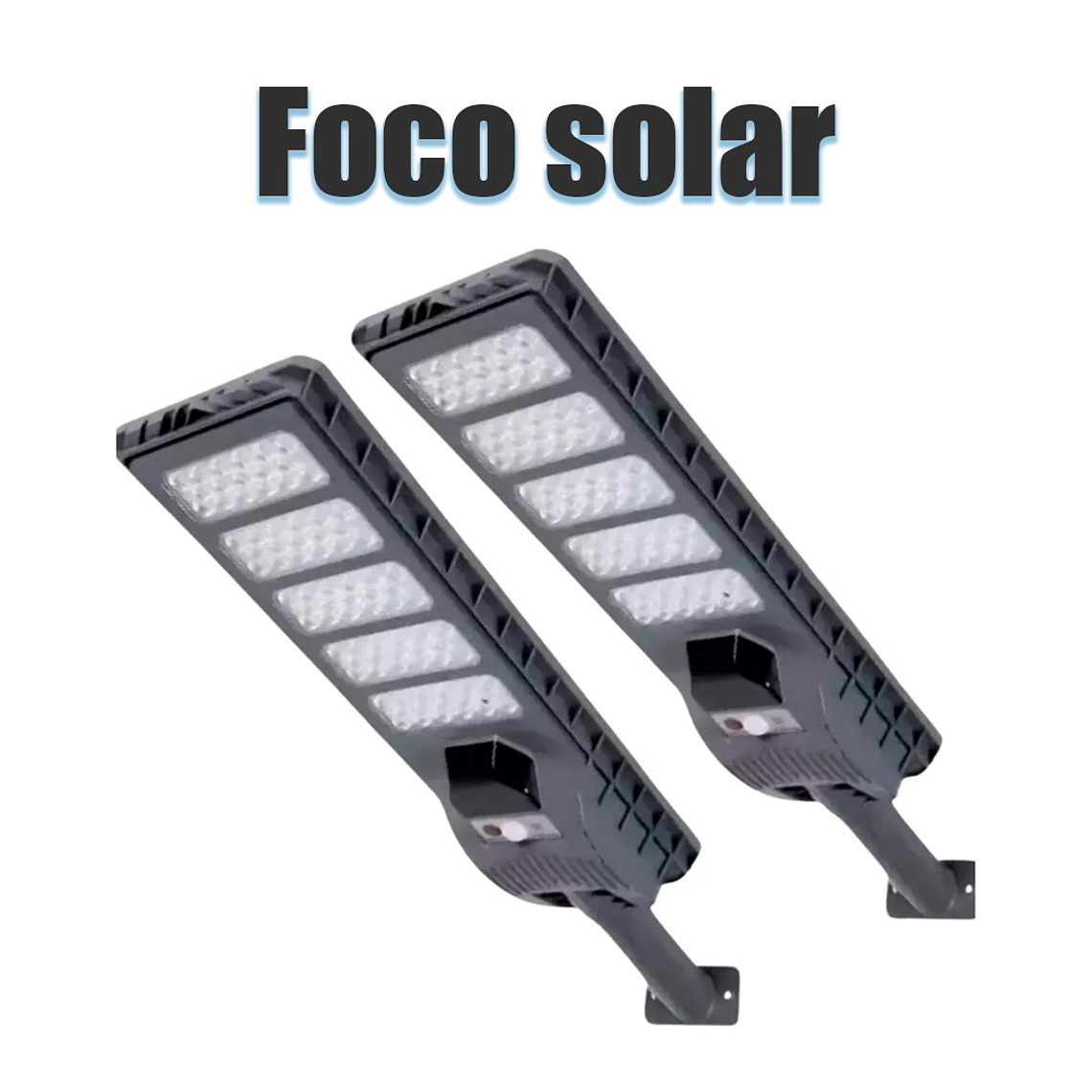 Foco Led Luminaria Solar Sensor de Movimiento Control 500W IP65 2