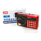 Radio Portátil Recargable Usb Bluetooth Jac Emergencia Rojo - Miniatura 2