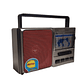 Radio Portátil Carga Solar O Pilas Emergencia Análoga  - Miniatura 2