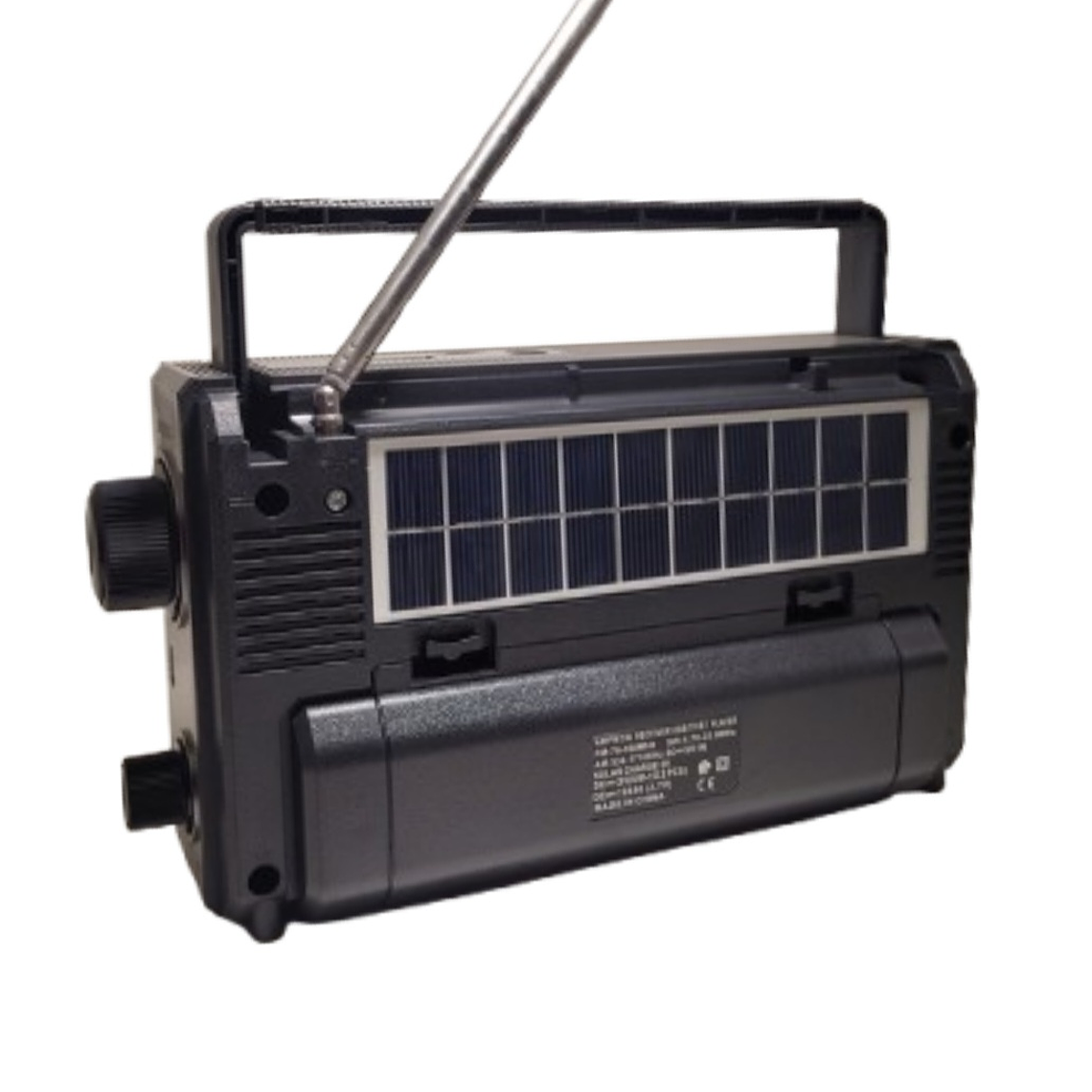 Radio Portátil Carga Solar O Pilas Emergencia Análoga  3
