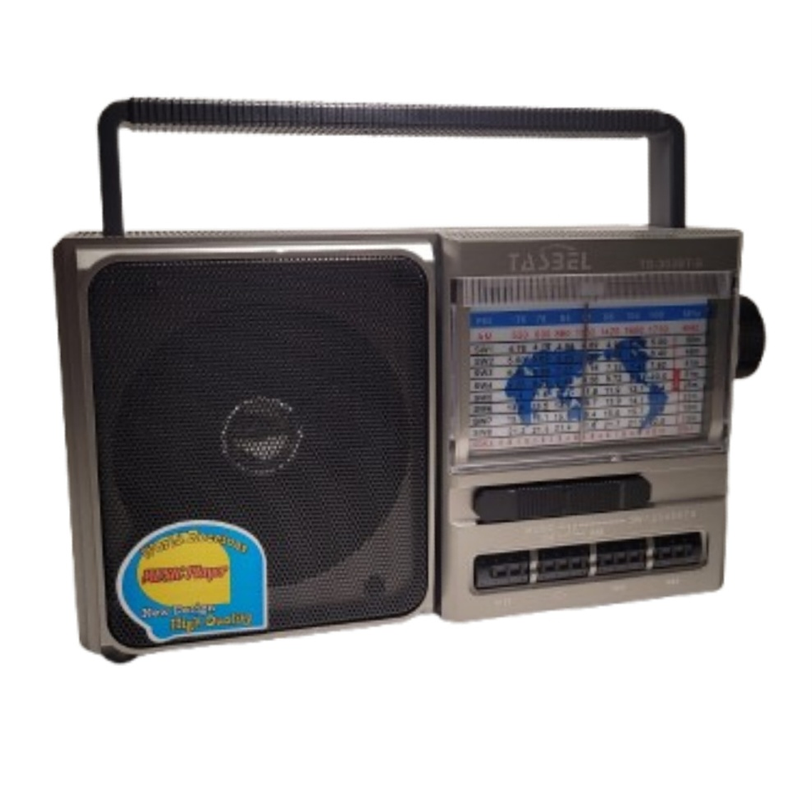 Radio Portátil Carga Solar O Pilas Emergencia Análoga  4