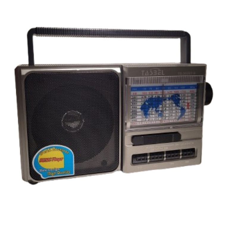 Radio Portátil Carga Solar O Pilas Emergencia Análoga  4