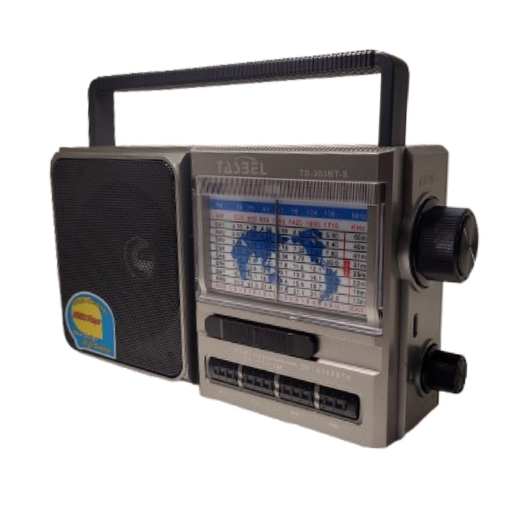 Radio Portátil Carga Solar O Pilas Emergencia Análoga  8