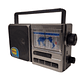 Radio Portátil Carga Solar O Pilas Emergencia Análoga  - Miniatura 8