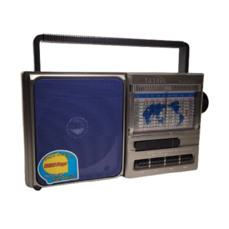 Radio Portátil Carga Solar O Pilas Emergencia Análoga  15
