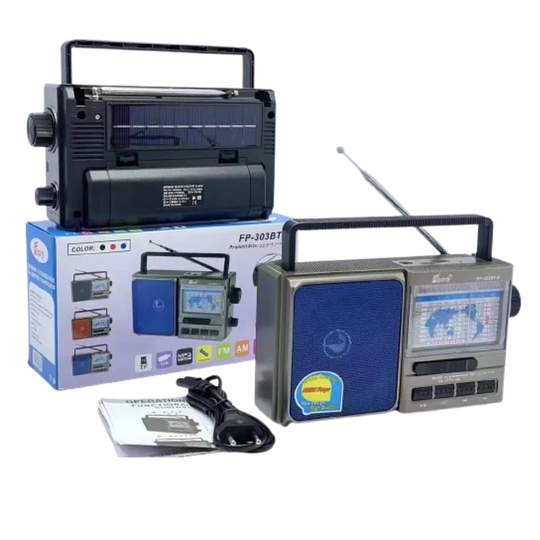 Radio Portátil Carga Solar O Pilas Emergencia Análoga  21