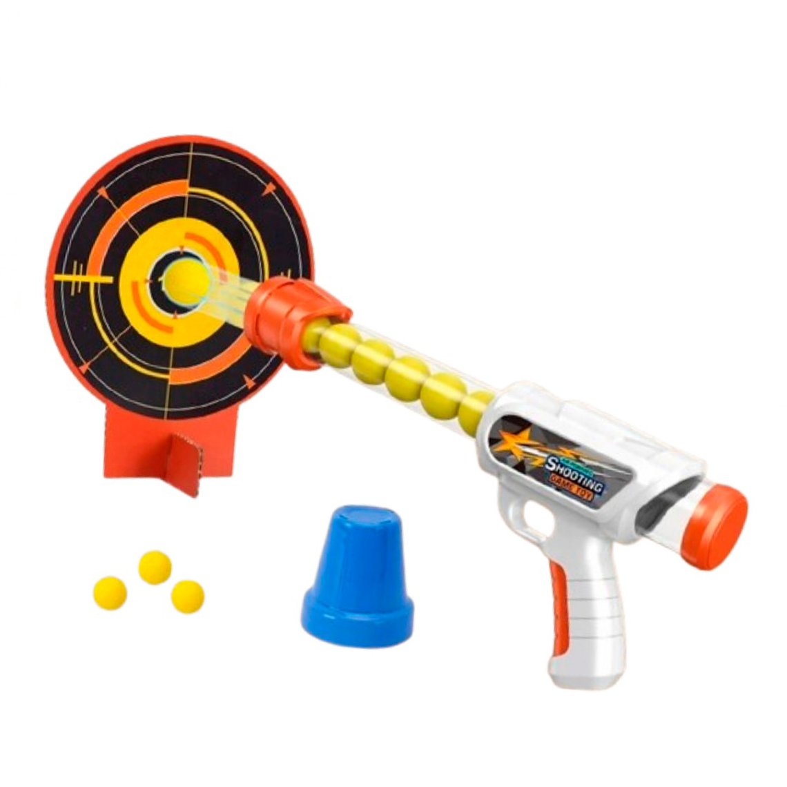 Rifle Bazooka Con Mira Lanza Pelotas Soft 5