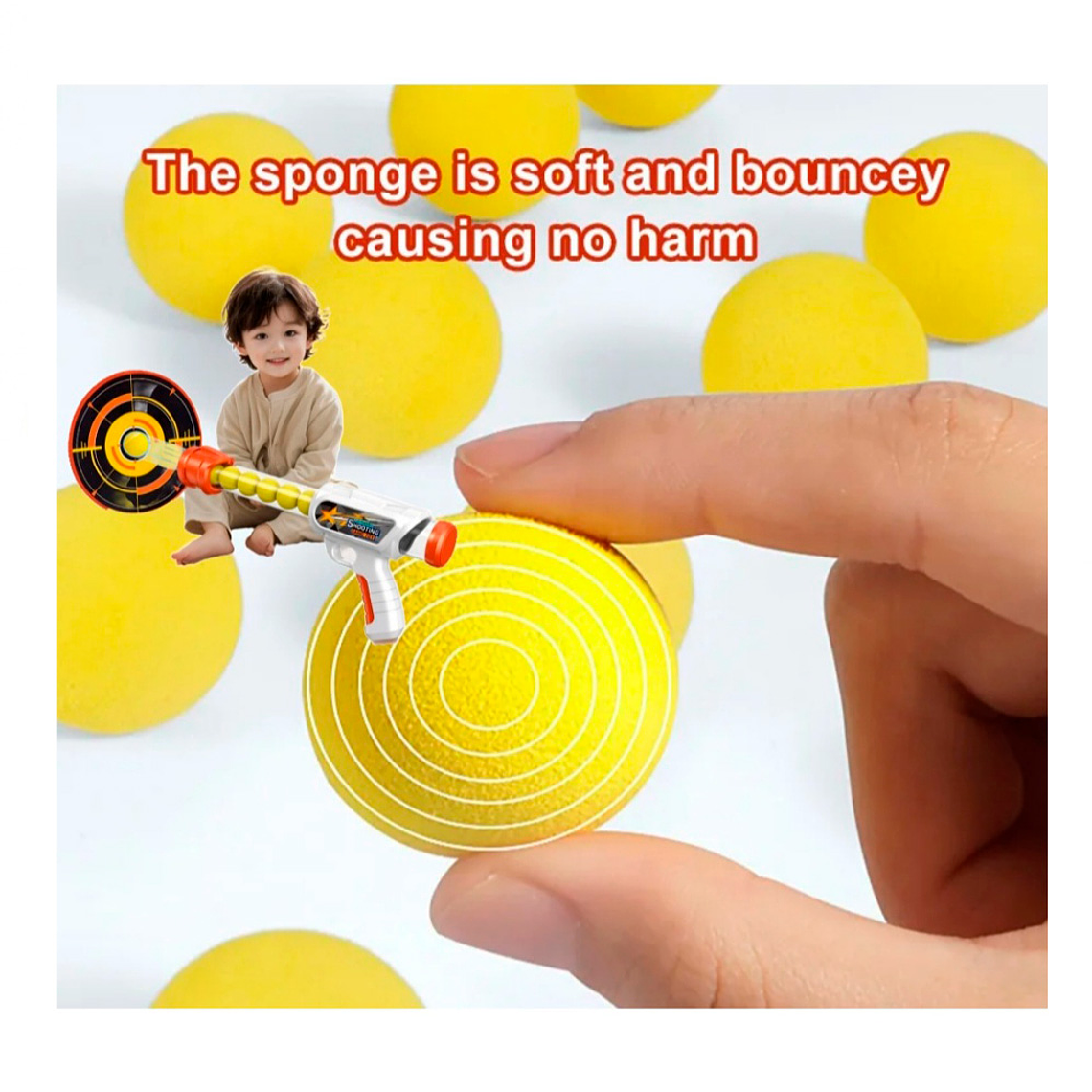 Rifle Bazooka Con Mira Lanza Pelotas Soft 6