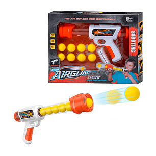 Rifle Bazooka Con Mira Lanza Pelotas Soft