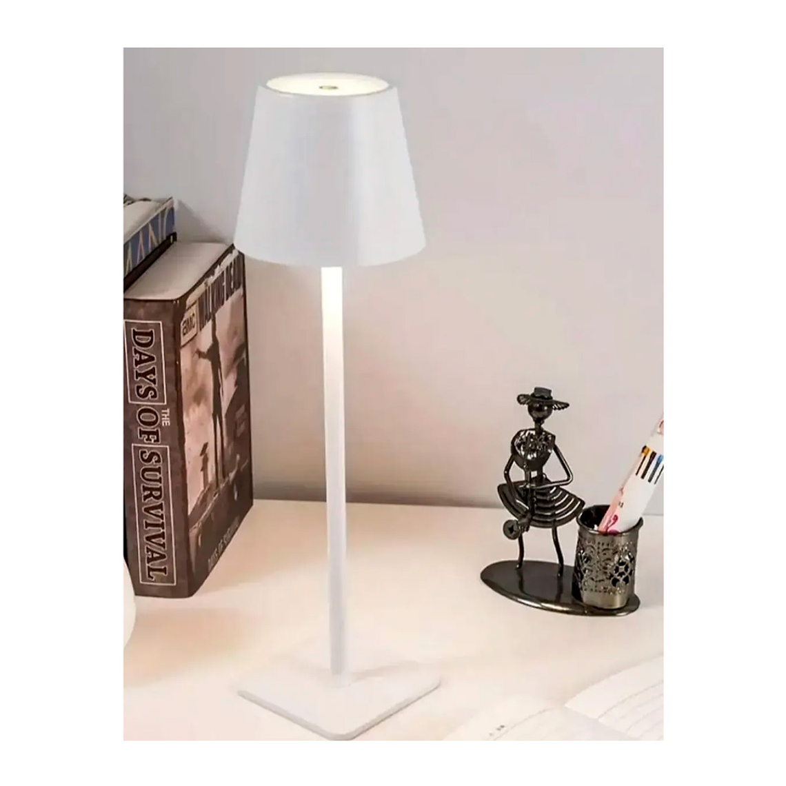 Lámpara Touch Usb Decorativa Portátil Ajustable 10