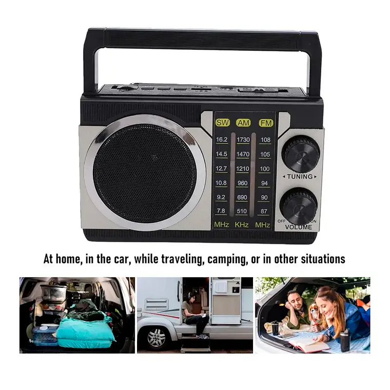 Radio linterna Portátil Recargable Usb Bluetooth / ...golden 2