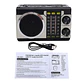 Radio linterna Portátil Recargable Usb Bluetooth / ...golden - Miniatura 5