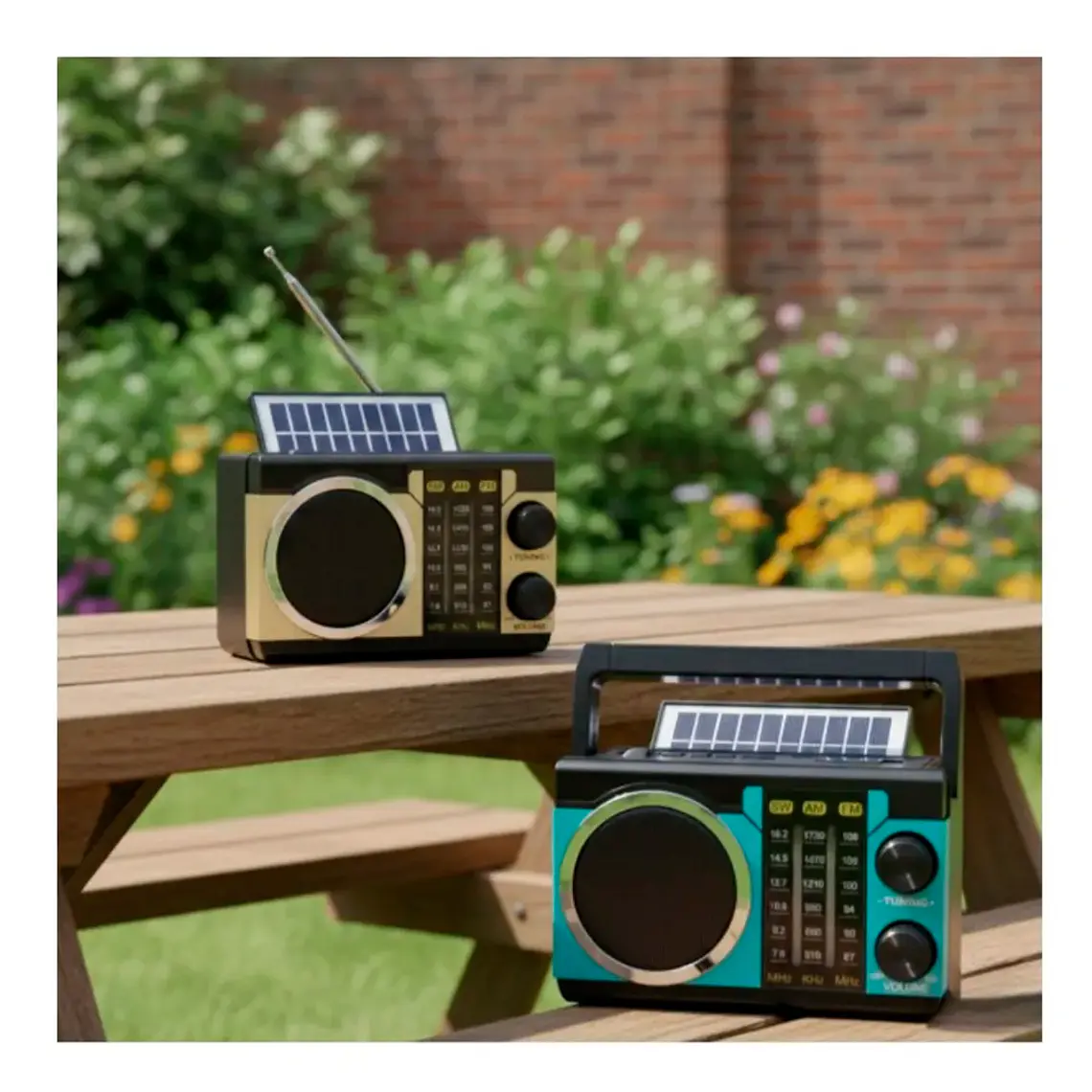 Radio linterna Portátil Recargable Usb Bluetooth / ...golden 8