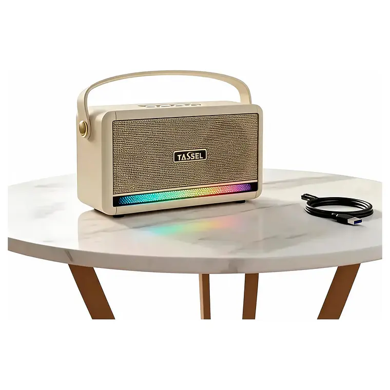 Parlante Radio Recargable Portátil Solar Usb Bluetooth Hi-fi 1