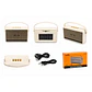 Parlante Radio Recargable Portátil Solar Usb Bluetooth Hi-fi - Miniatura 3