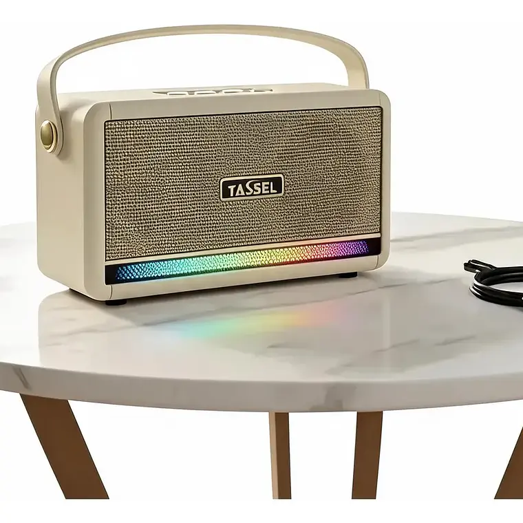 Parlante Radio Recargable Portátil Solar Usb Bluetooth Hi-fi 9