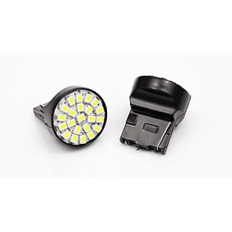 Par de ampolletas LED T20 un contacto (Tamaño compacto)