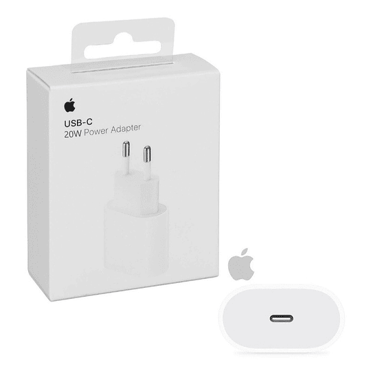 Cargador Apple 20 Watts USB “C” Carga Rápida Original