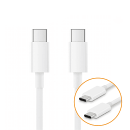 Cable USB Tipo C a Tipo C 1m - Carga Rápida y Datos