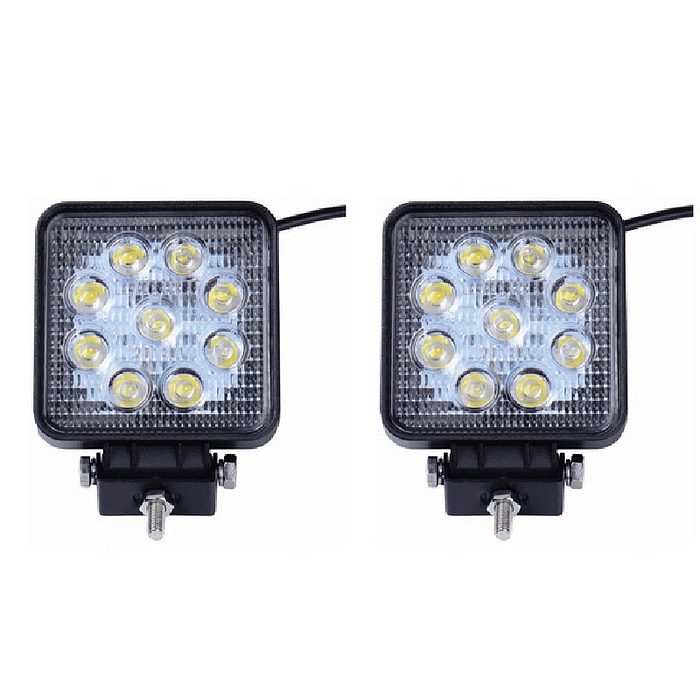 Par de Neblineros LED luz blanca 27W 6000K 2