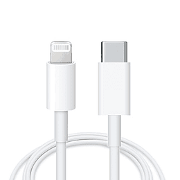 Cable Lightning USB C para Apple Blanco - 2 Metros (iPad - IPhone)