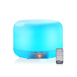 Humidificador Difusor De Aromaterapia Con Control luz LED
