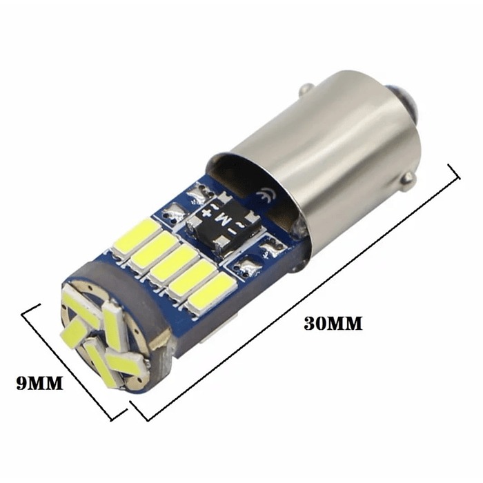 Par de Ampolleta Led H21w - Ba9s / Super Brilo - Canbus 12v  4