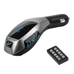 Transmisor Bluetooth FM Mp3 Manos Libres SD + Cargador USB + Control