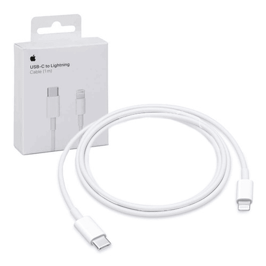 Cable Lightning - USB C para Apple Blanco - 1 Metro (iPad - IPhone)