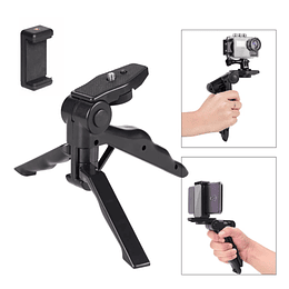 Trípode Vlogger 360° / Multifunción para Smartphone, Cámara o Action Camera 