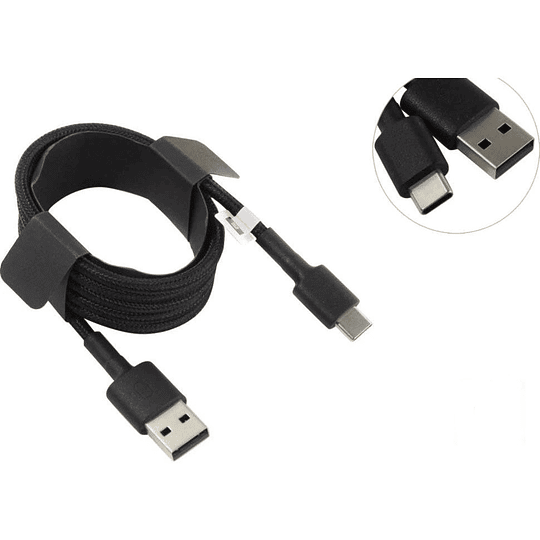 ✓ Pack 2 Cables USB tipo C – USB tipo C (3.0A) Negro/Plata