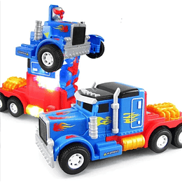 Juguete Armable Robot Transformer Camion con Luces