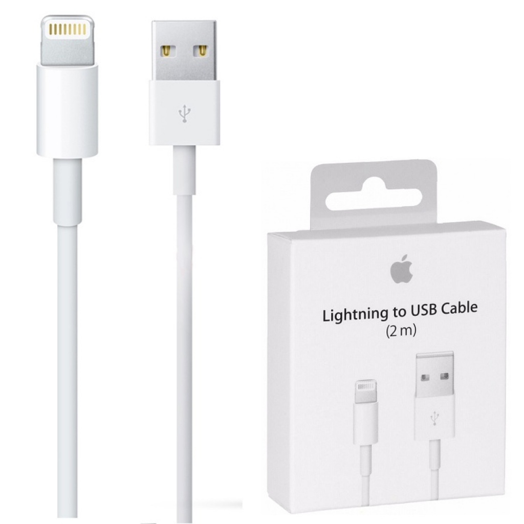 Cable de 2 metros para Apple conector USB - Lightning
