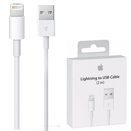 Cable de 2 metros para Apple conector USB - Lightning