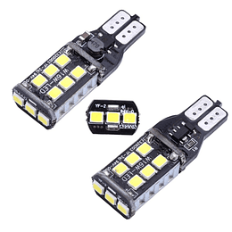 Ampolleta LED T15 W16W luz reversa 7w 6000K