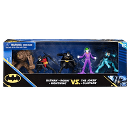Set Dc Comics Mini 5 Figuras de 5 cm Batman Y Robin, Joker y mas