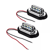 Pack 2 Luz Patente Foco 6 Led Smd Auto Camión Furgón 10-30v 1