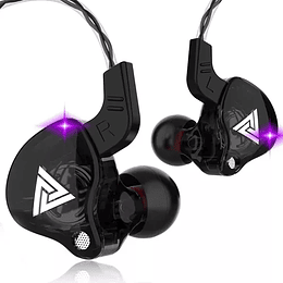 Audífonos IN-EAR Gamer QKZ Audio AK6 - Negro