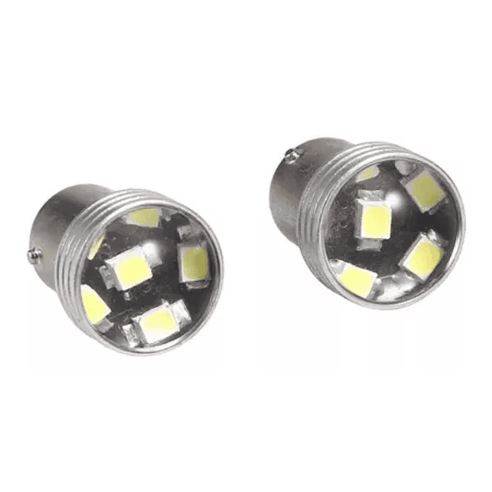 Ampolletas Led De Reversa - Ba15s - Luz Blanca 6000k 4