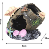 Adorno Para Acuario Barril con diseño de Coral  2